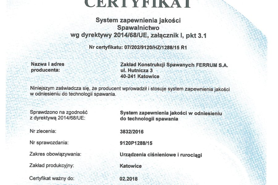 Certyfikaty