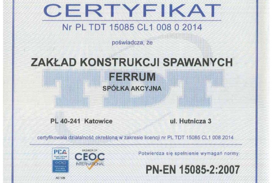 Certyfikaty